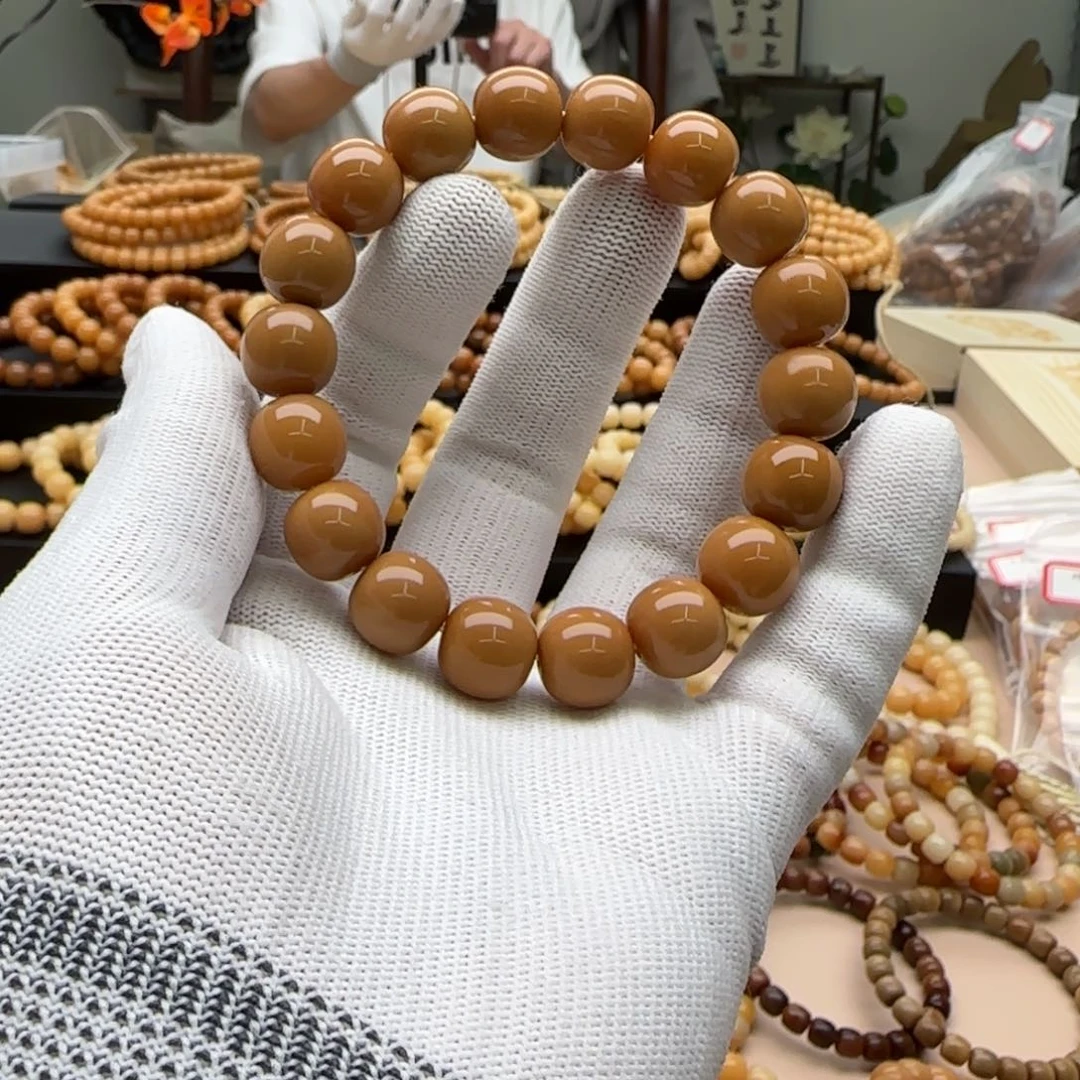 【闪购商品】菩提根/象牙果手串13珑珠。11年 鬼工