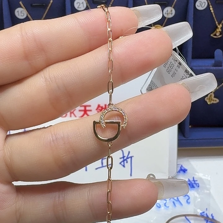 手链钻石18K金镶嵌钻石