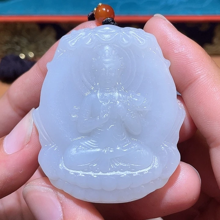 和田玉未镶嵌颈饰L8