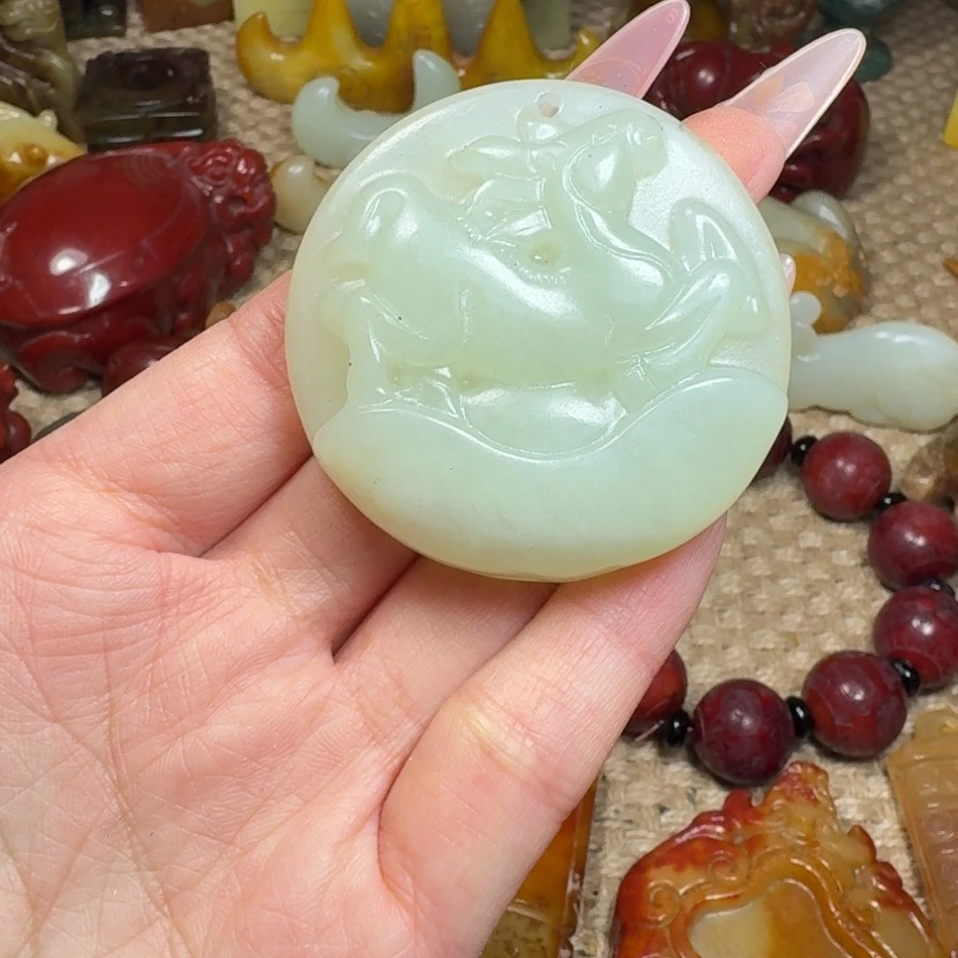 吊坠白玉菩提挂件