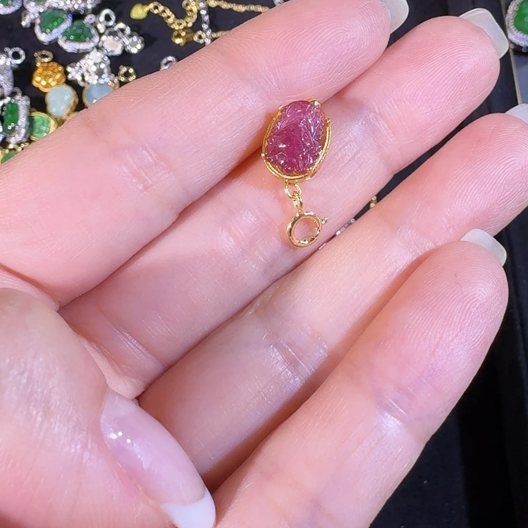 翡翠吊坠(不含链)银S925镶嵌@***?多宝