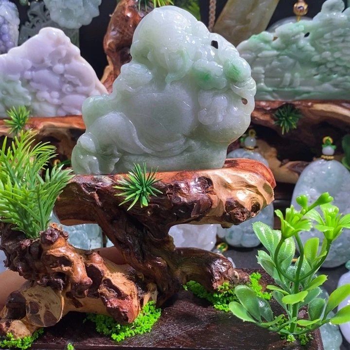 【闪购商品】颈饰未镶嵌翡翠财神