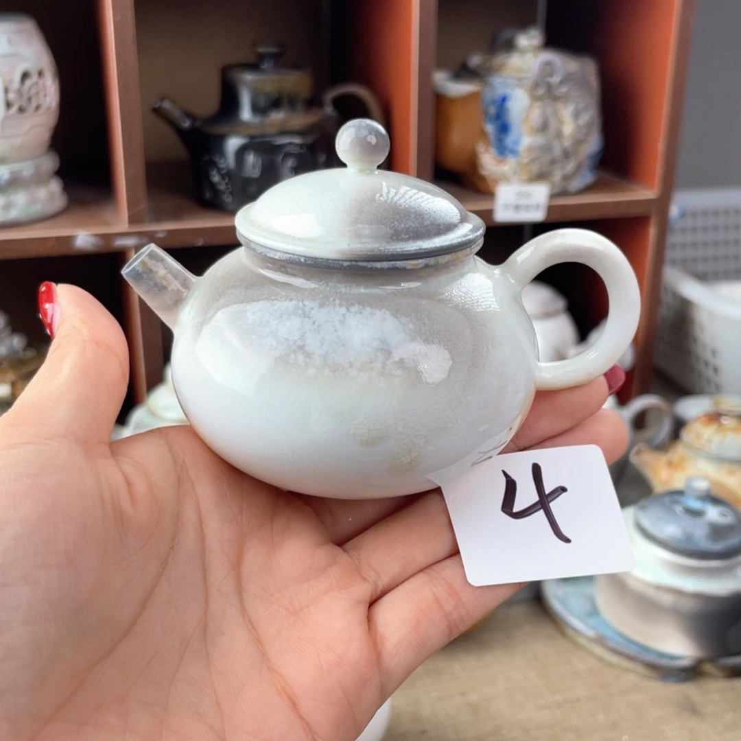 4高白仙气灯泡壶一起喝茶