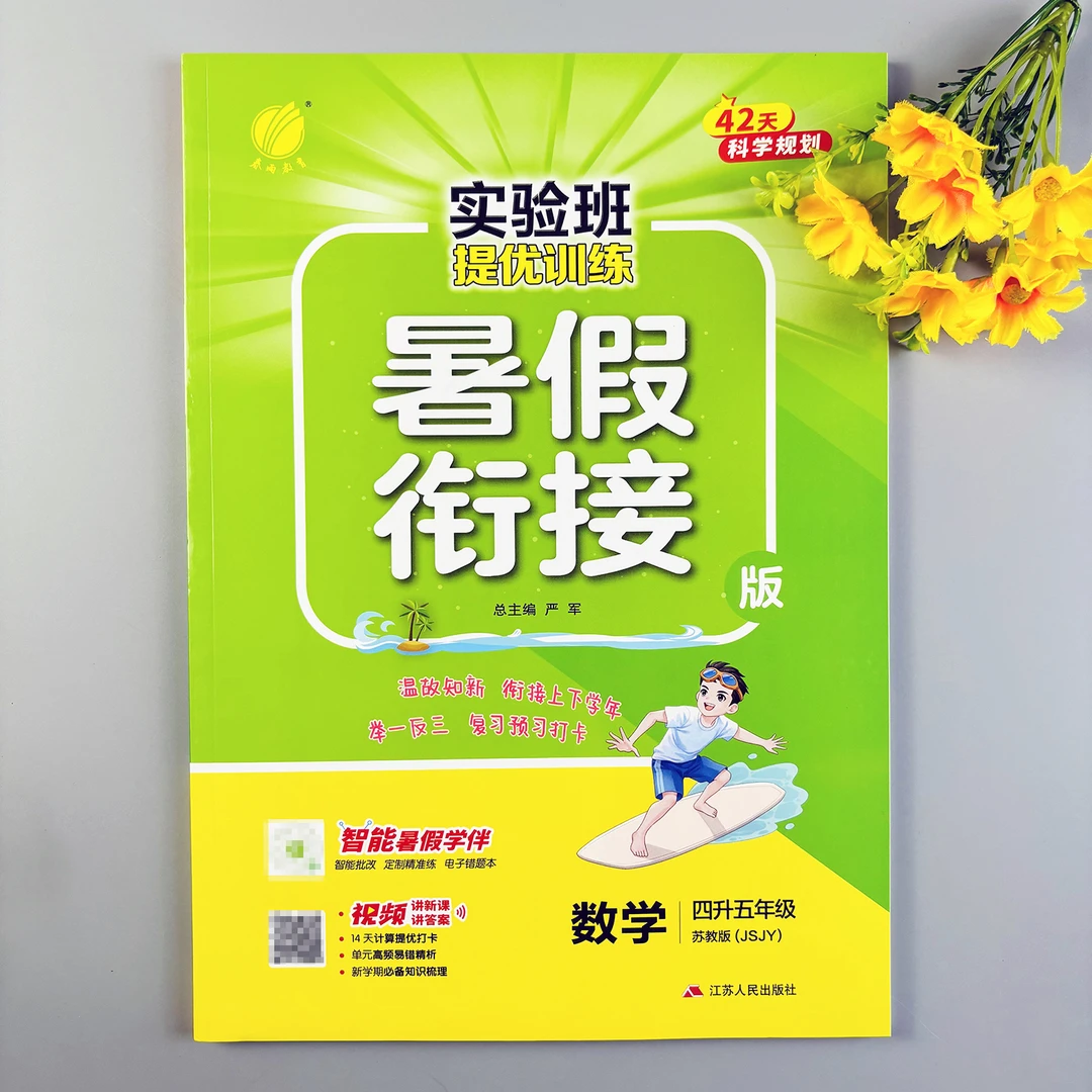 苏教版数学暑假作业每日一练四升五暑假衔接一本通实验班提优训练