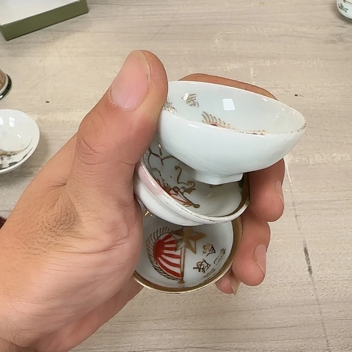 瓷片茶道具工艺品
