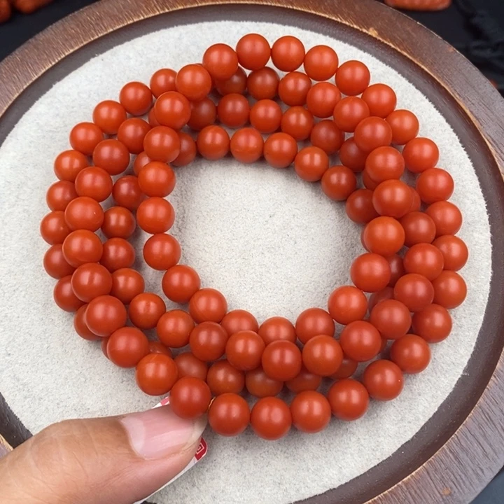 南红玛瑙未镶嵌多圈