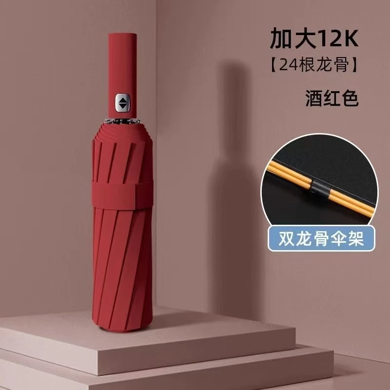 【万盛专属】60骨全自动晴雨两用抗风暴加大号防风防紫外线折叠伞