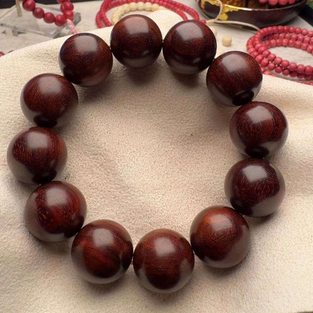 手串/手链小叶紫檀无胶膜无瑕疵