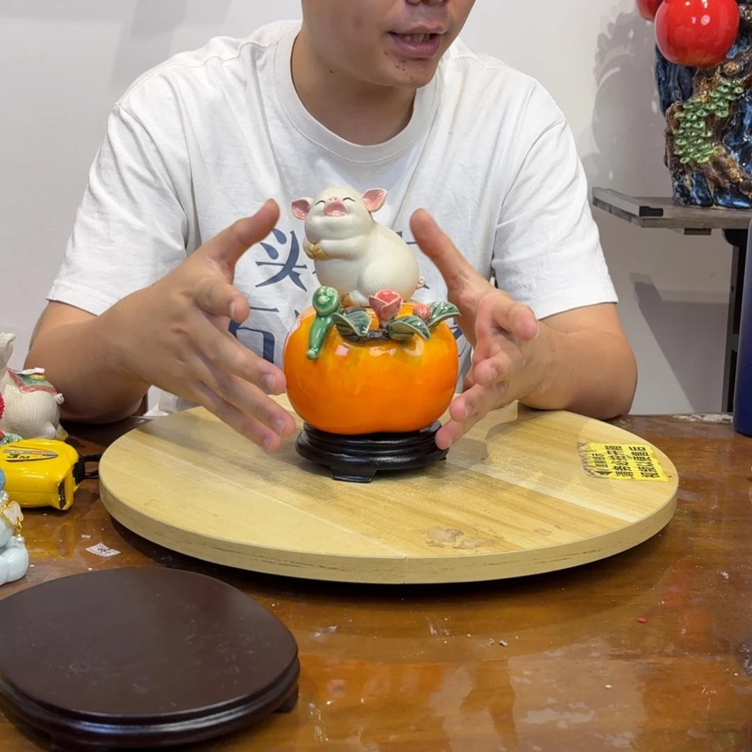 陶瓷诸事如意摆件