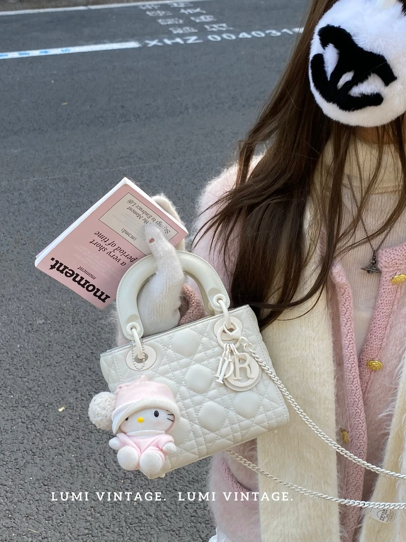 95新 DIOR/迪奥 dior so white三格磨砂戴妃90263062