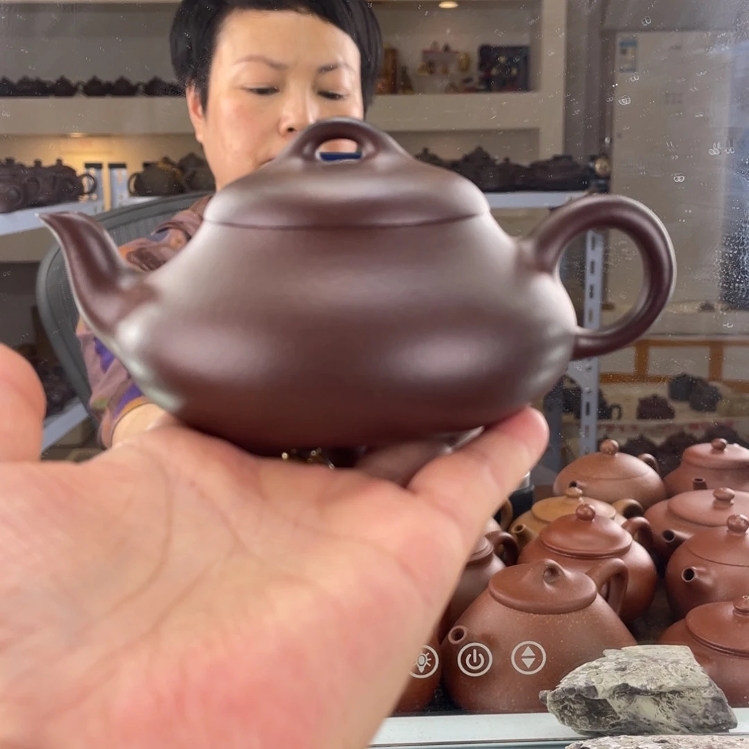 茶壶紫砂四号井底槽清汉棠瓢250cc