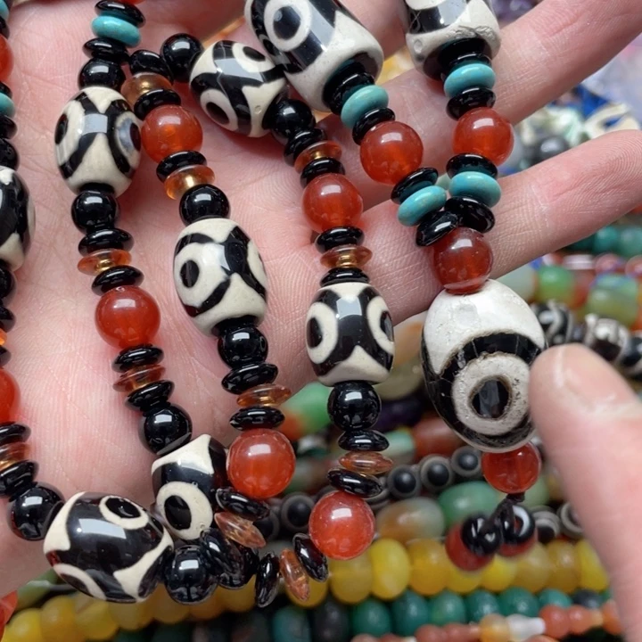 玛瑙/玉髓合金珠宝半成品一条玛瑙毛衣链