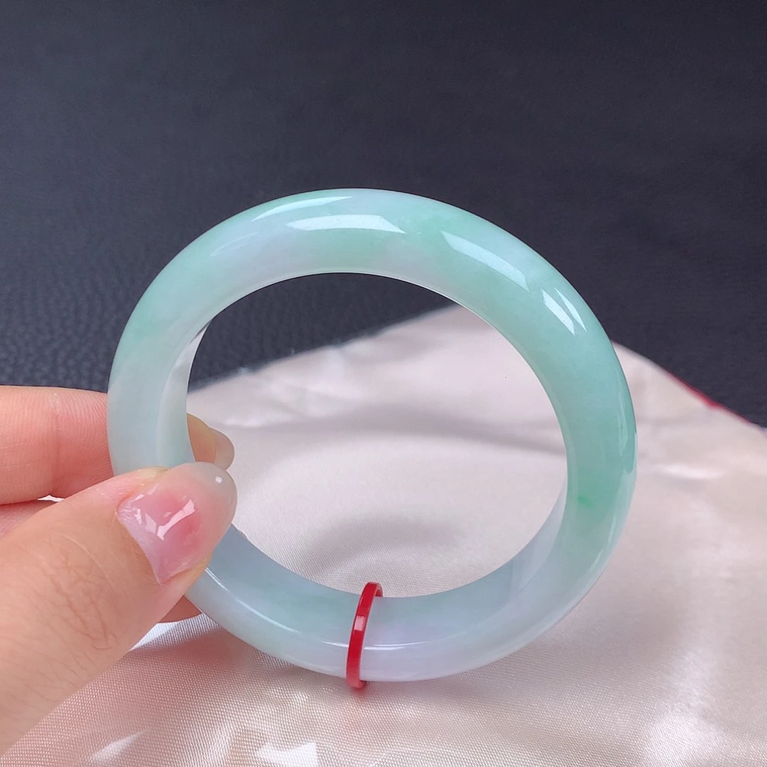 翡翠手镯未镶嵌53圈口431814