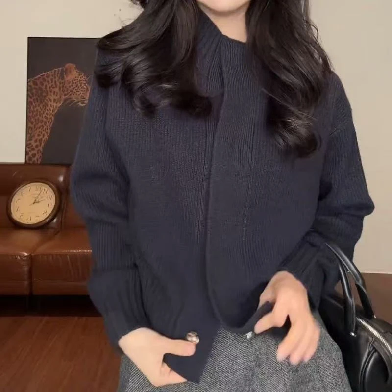 知性腔调羊驼毛 开衫收腰立领毛织上衣 显瘦洋气百搭针织衫