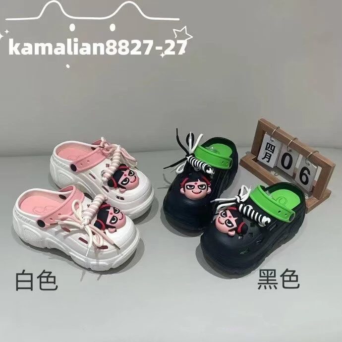 静静同款时尚低帮洞洞鞋