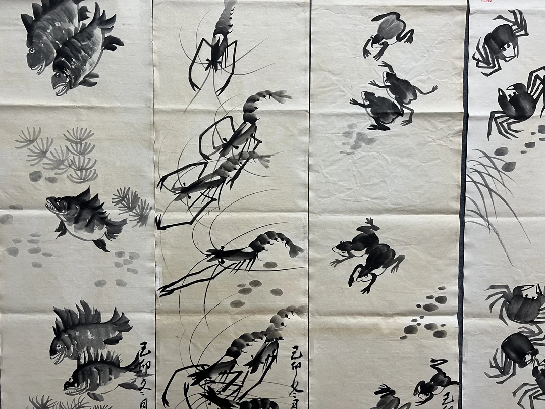 【欢日】精品四条屏装饰画通用链接