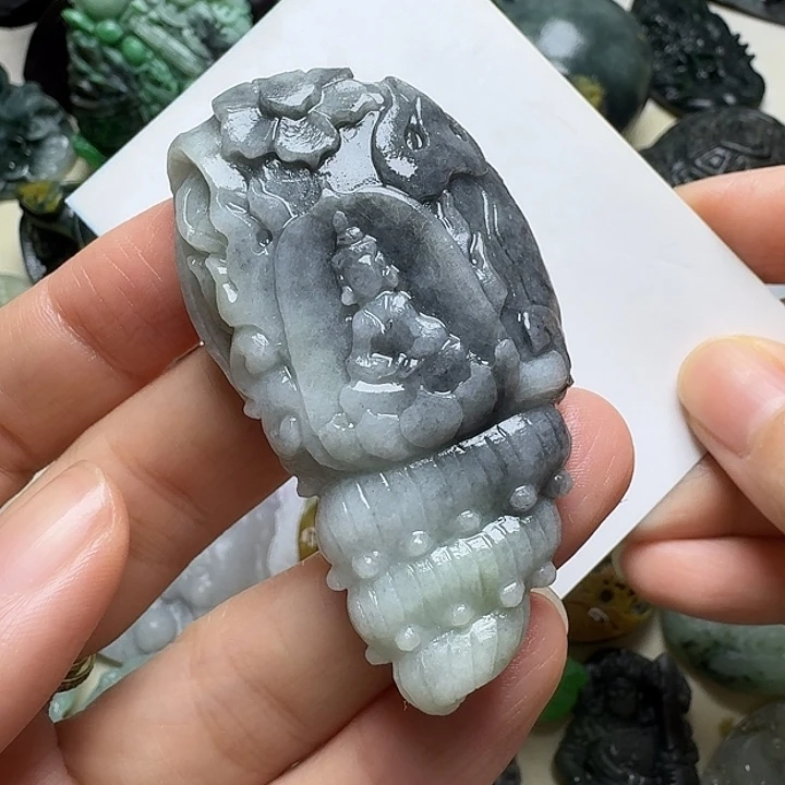 定制翡翠未镶嵌毛货