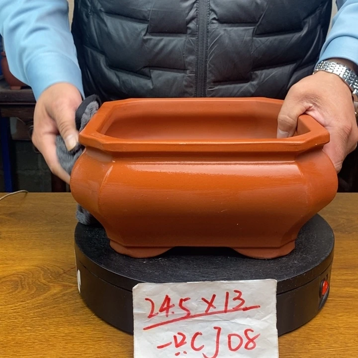 紫砂花盆货号一只CJ08