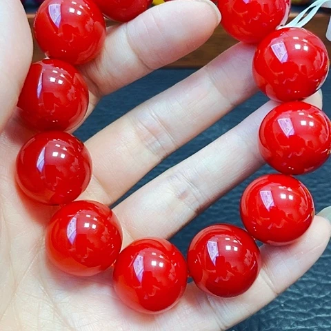 手饰玛瑙未镶嵌鸽血红20