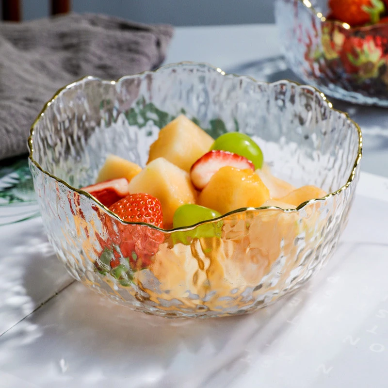 玻璃水果盘网红轻奢ins家用客厅茶几零食盘瓜子干果2025新款果盘