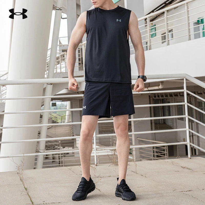 UA安德玛训练背心男装冬季休闲跑步运动服无袖T恤训练服1327972