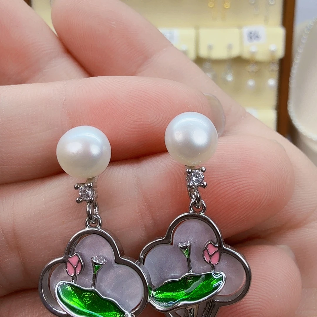 未镶嵌耳饰淡水珍珠