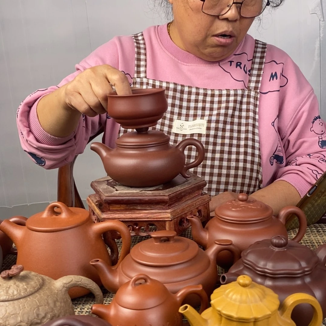 涛***皖茶壶紫砂宜兴紫砂壶茶壶老丁山紫砂 300ml