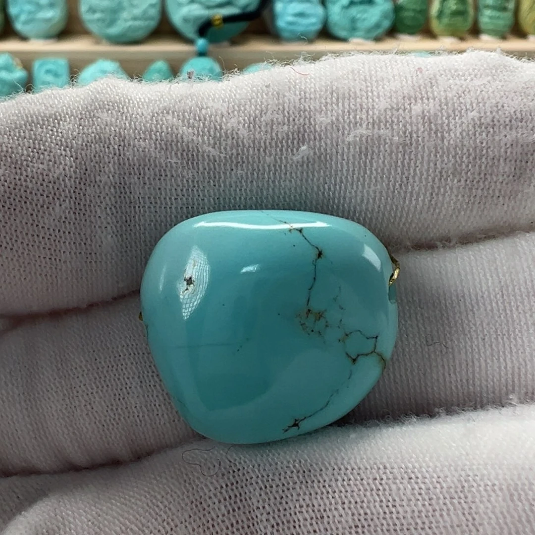 未镶嵌绿松石随形 19.5mm