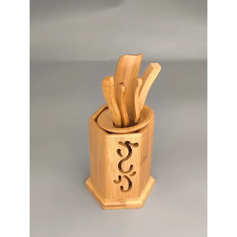 竹子茶道六君子茶具功夫茶配件家用办公适用简约高档竹制书房1440