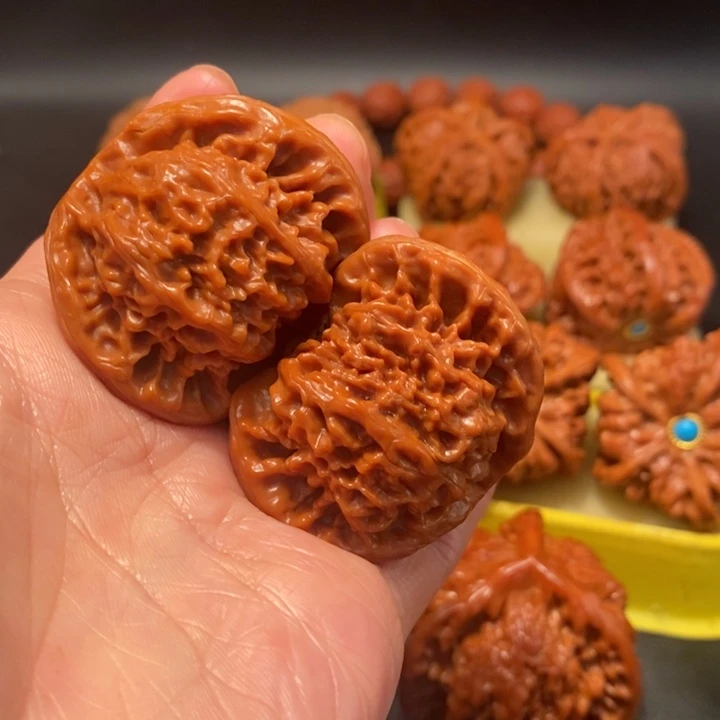 联***～吊坠猴头核桃工艺核桃