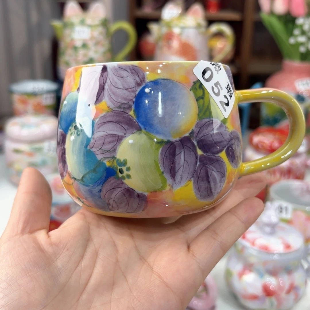 景德镇手绘高温釉下彩陶瓷茶具