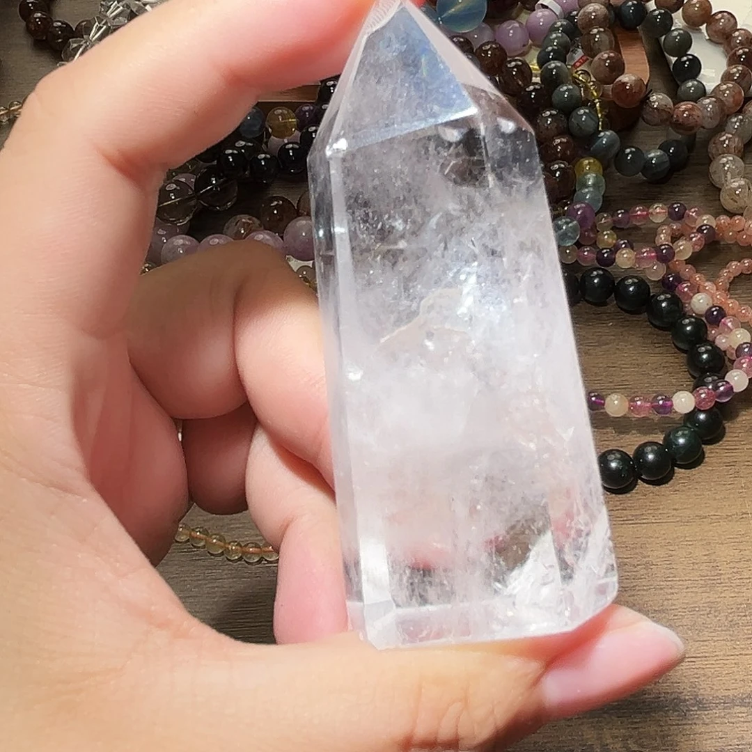 水晶手链未镶嵌喜马拉雅白水晶摆件