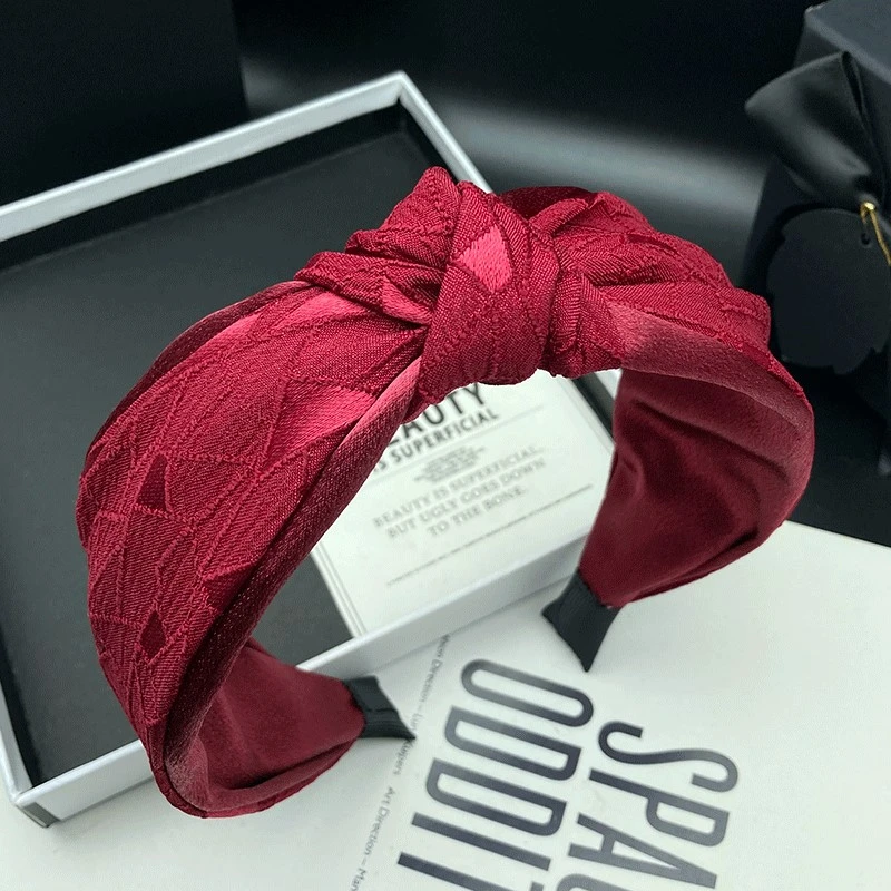 高级感气质发卡发箍女原创设计高颅顶时尚头饰宽边压发洗脸头箍