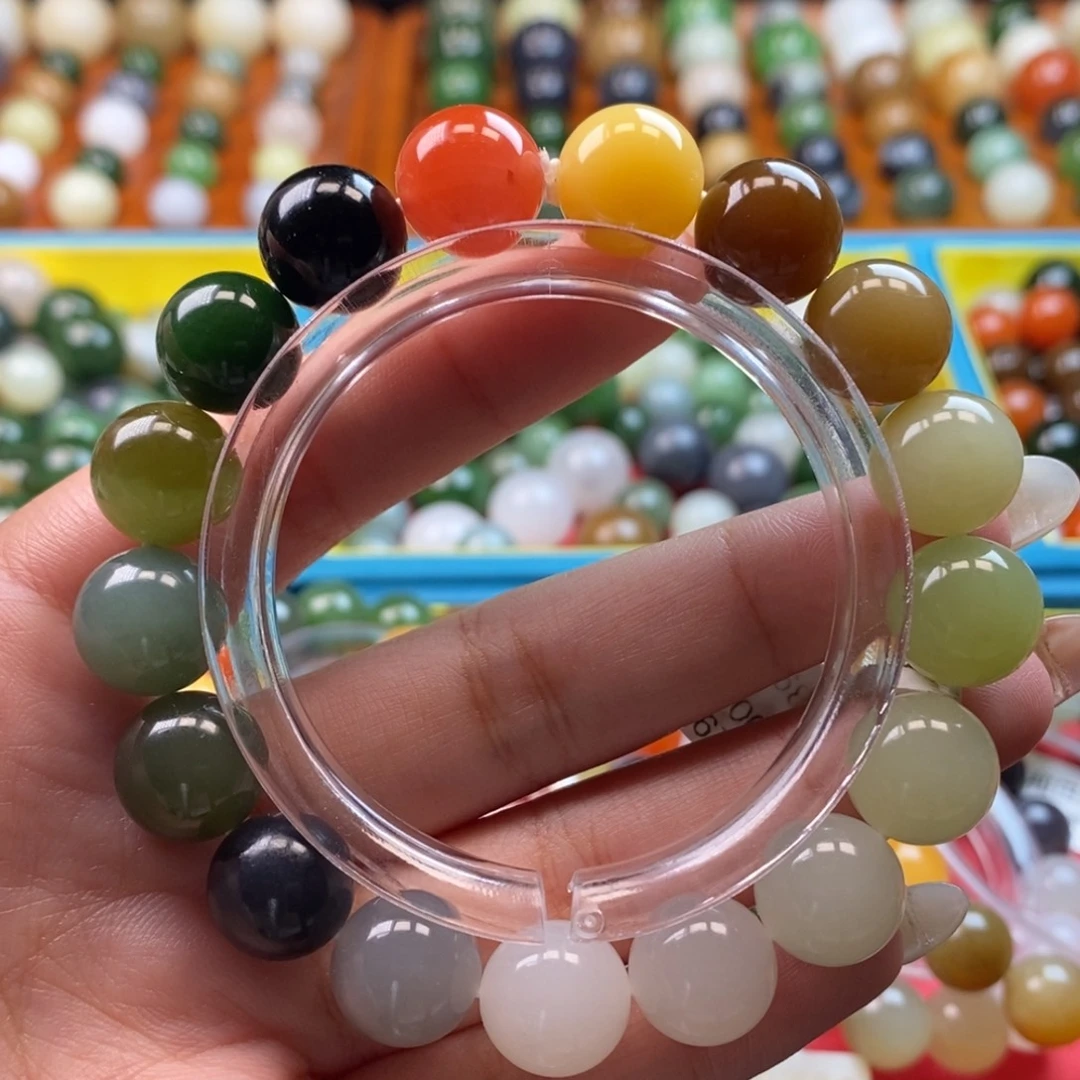 和田玉未镶嵌珠宝奇石福利多宝手串z12