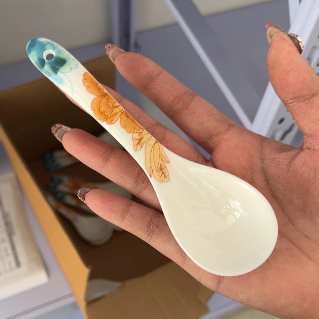瓷片锦绣长安小勺