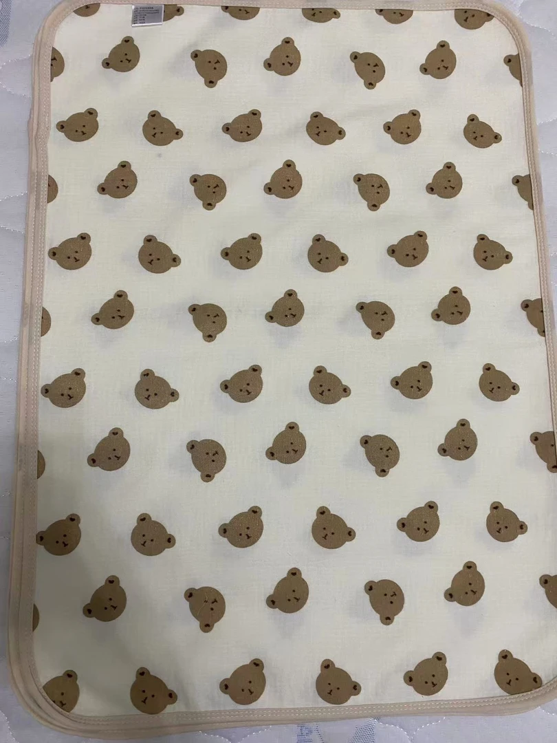 单条纯棉25*35婴儿隔尿垫