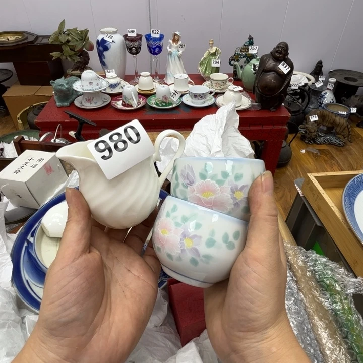 瓷片呀工艺品摆件瓷器摆件正能量