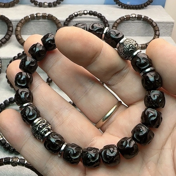 【闪购商品】手串椰蒂ᝰ****ꪝ10游龙双配饰