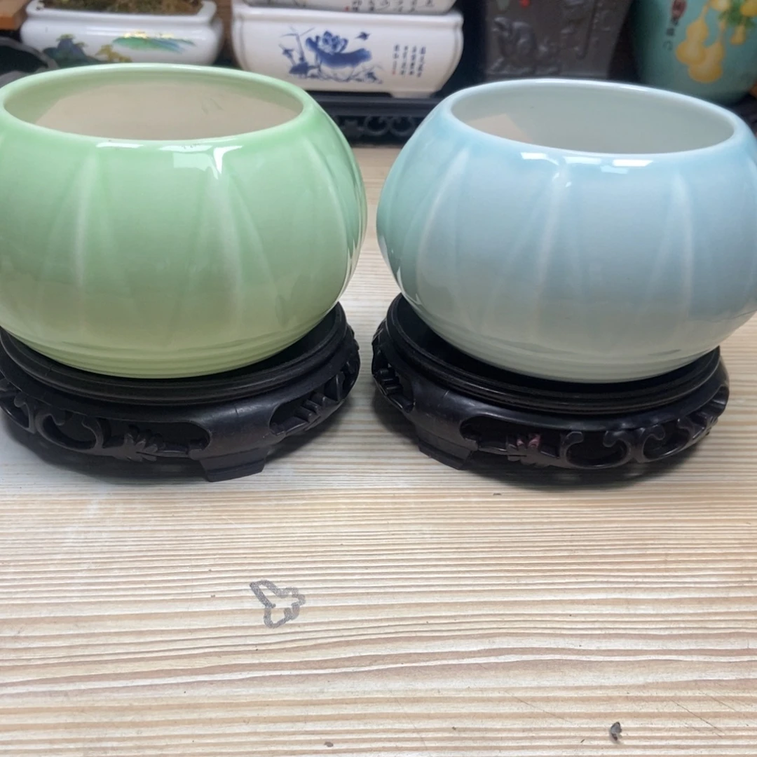 瓷片陶瓷花盆陶瓷艺术
