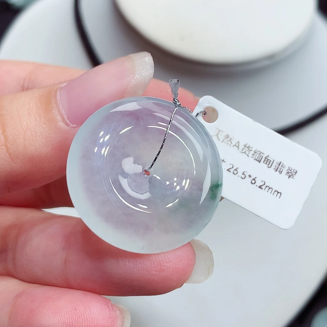 翡翠未镶嵌颈饰翡翠13，26.5/6.2