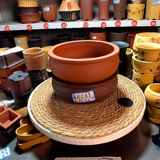 宜兴紫砂花盆盆紫砂