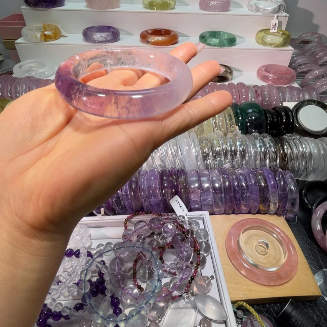 未镶嵌水晶手镯手镯60圈口22号