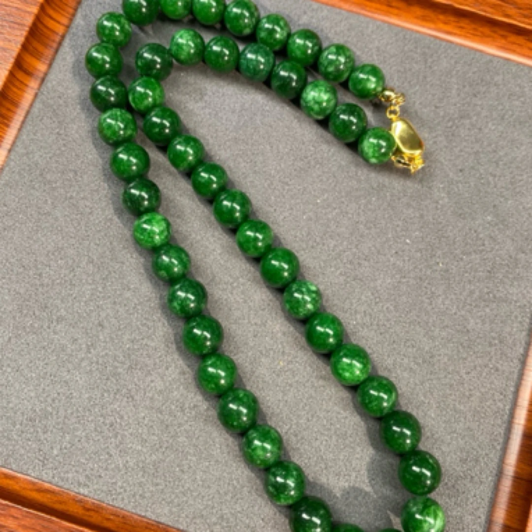 【亏米清仓】10mm绿色圆珠妈妈链238
