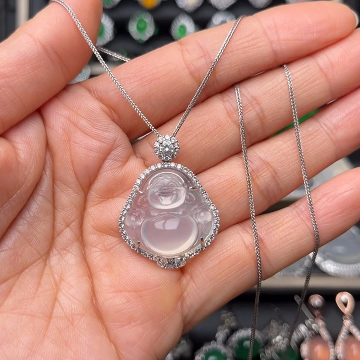 玛瑙/玉髓银S925镶嵌颈饰