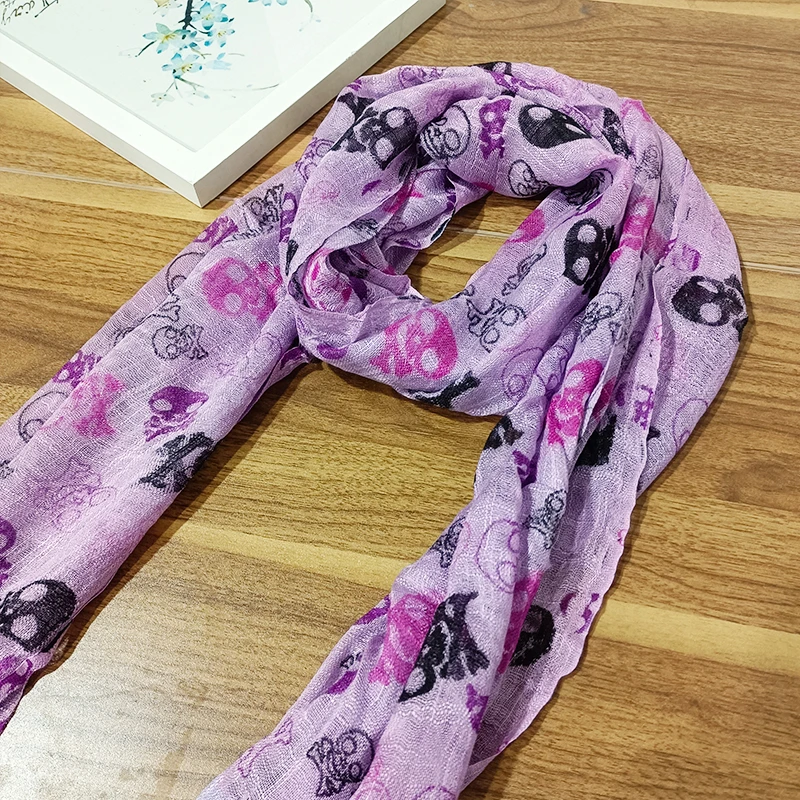 丝巾女春秋时尚春游薄款百搭洋气软糯舒适文艺青春减龄气质围巾