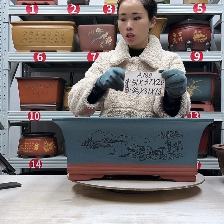 紫砂花盆紫砂花盆