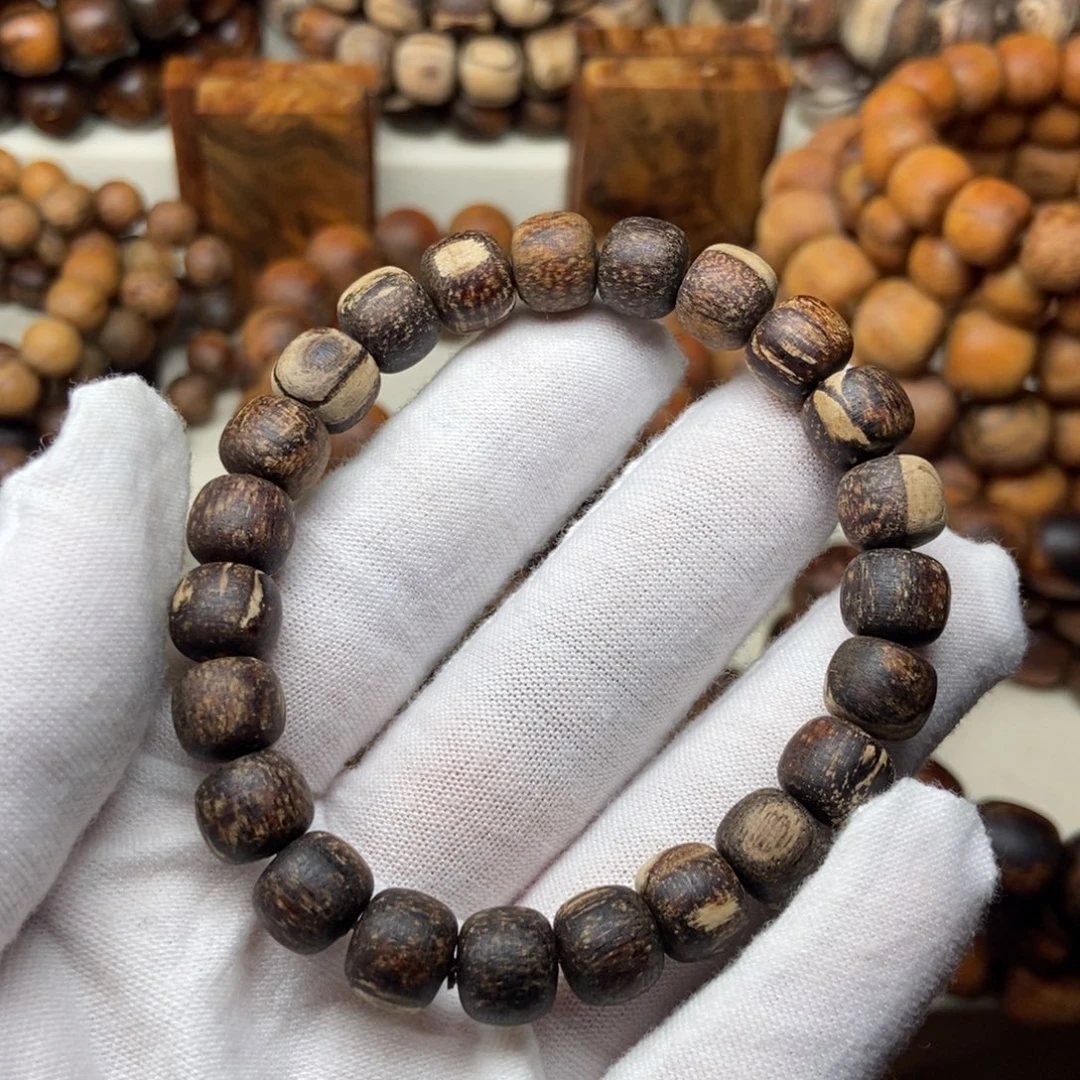 贡木福利8/9黑花手串