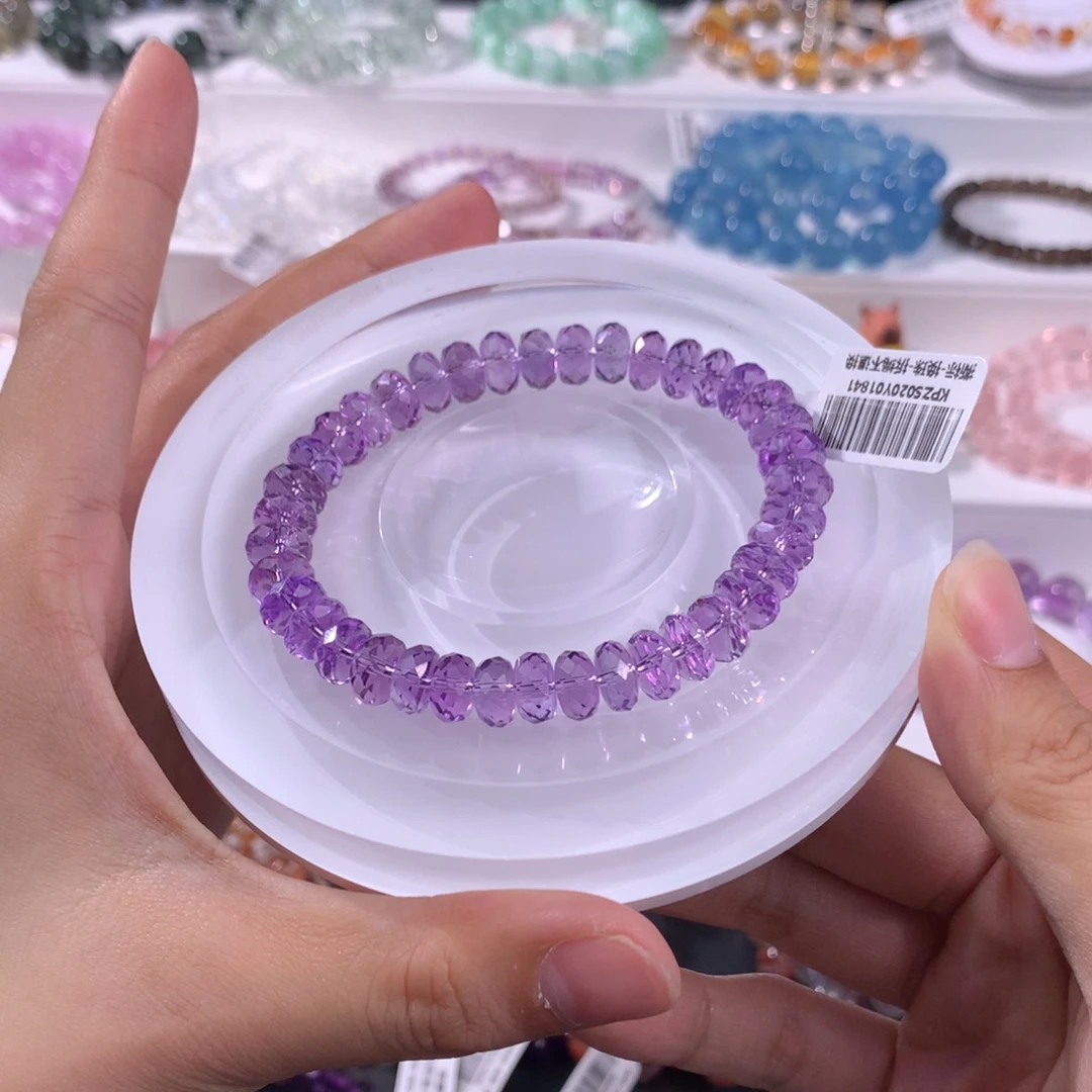 矜****手串紫晶未镶嵌巴西紫水算盘