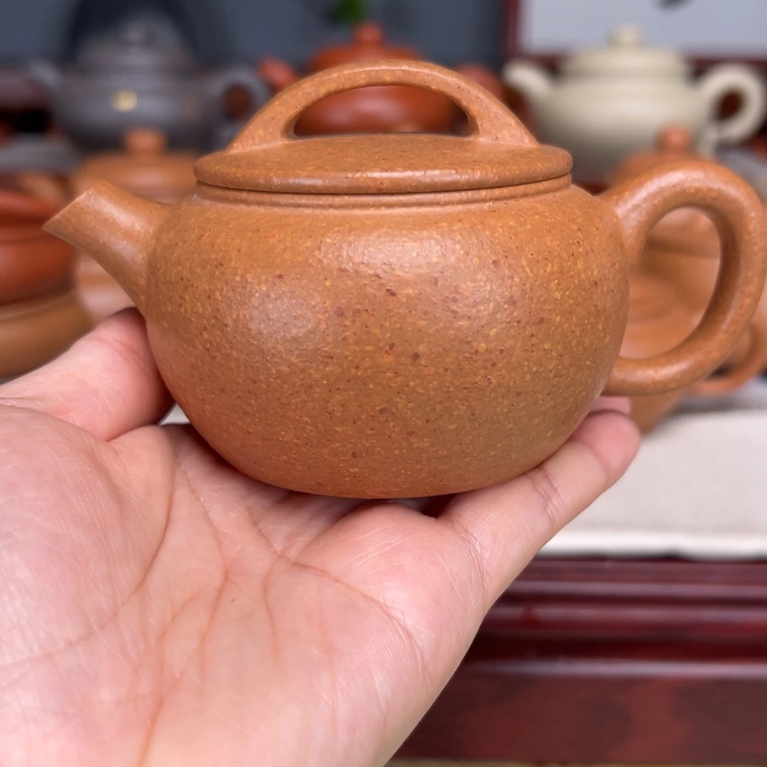 茶壶紫砂梨皮黄的160