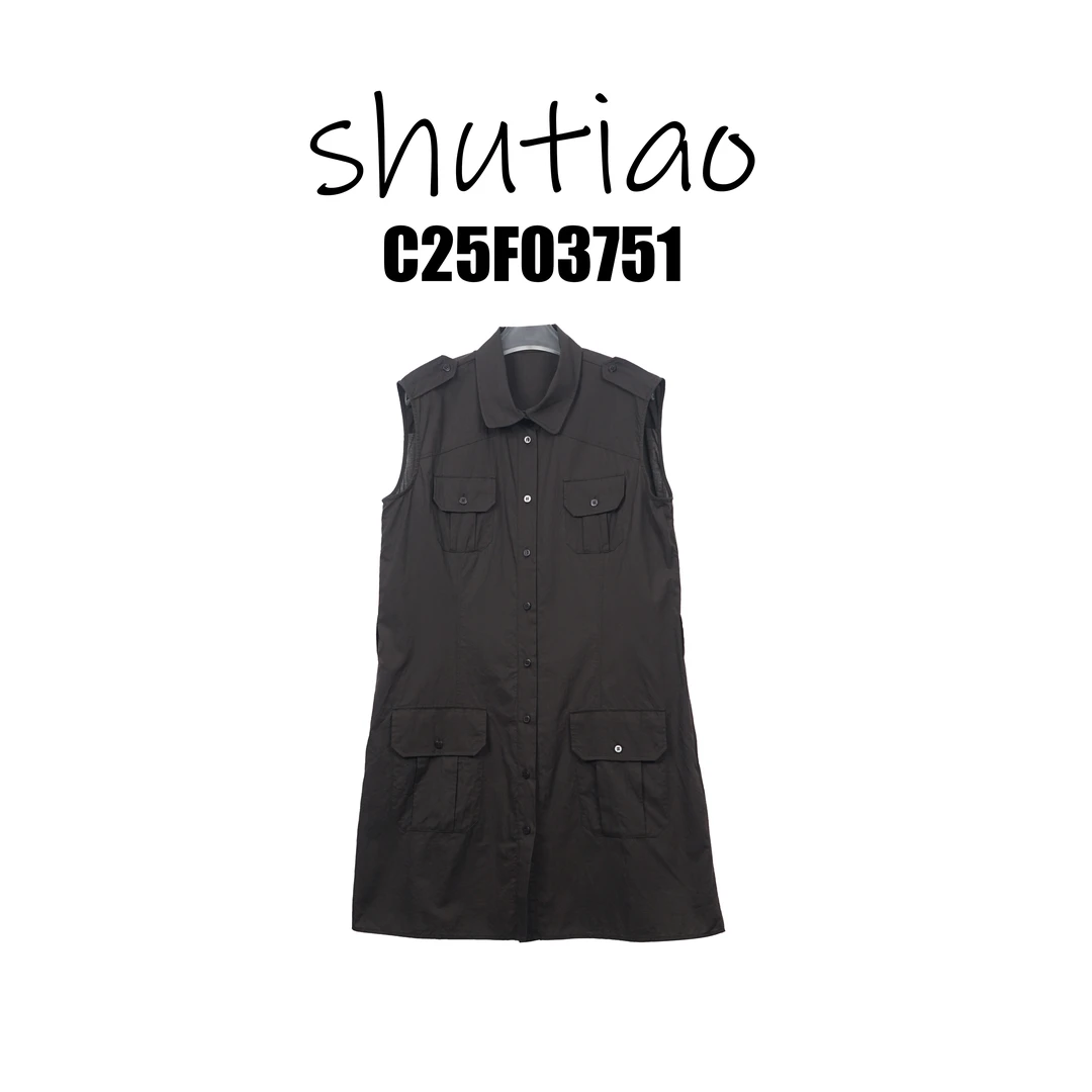 【SHUTIAO】2025夏季:新款小众设计款连衣裙C25F03751